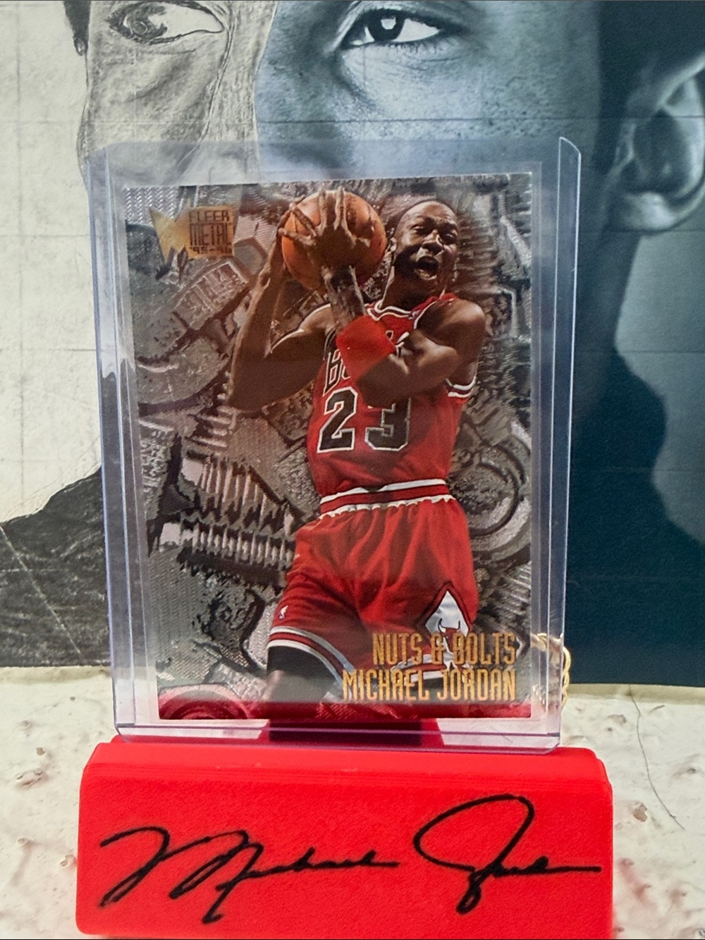 Michael Jordan - Fleer Metal 95-96 - Nuts & Bolts - Great Condition